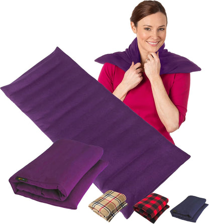 SunnyBay Extra Large Heating Pad, 10x24 inch, 2.8 lb, Navy Blue