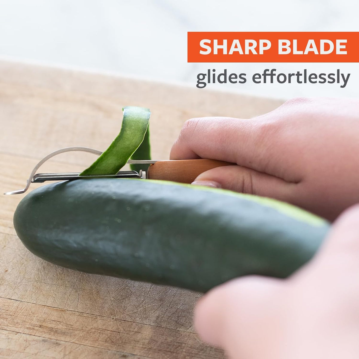 Full Circle Produce Peeler, Sharp, Precise