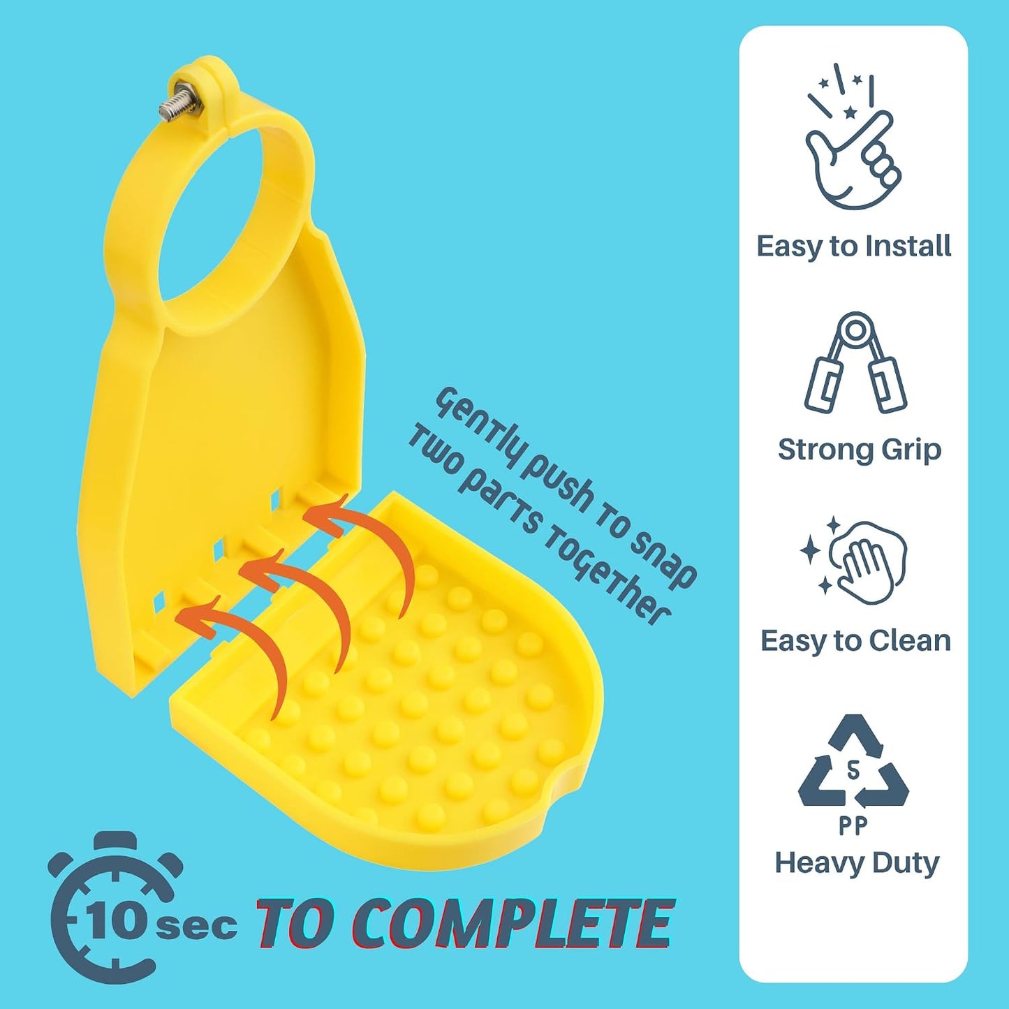 Detergent Cup Holder Set of 2, Besuerte Tidy Cup Laundry Detergent Drip Catcher Leak for Laundry Room Durable- No-Fall, No Drips or Spills【Grey】