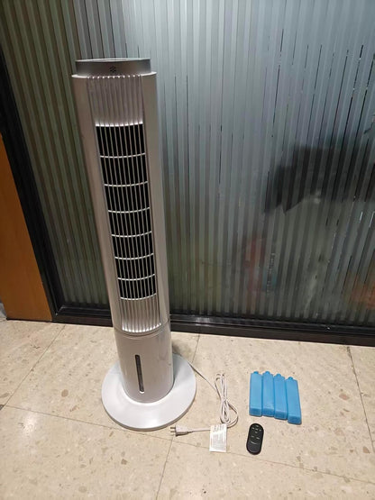 Portable Air Conditioners 4 Modes&3 Speeds,4 Ice Packs, Waterless Alert System, 12H Timer, Remote,1 Gal Detachable Water Tank, 70°Oscillation Windowless Evaporative Air Cooler for Room Office