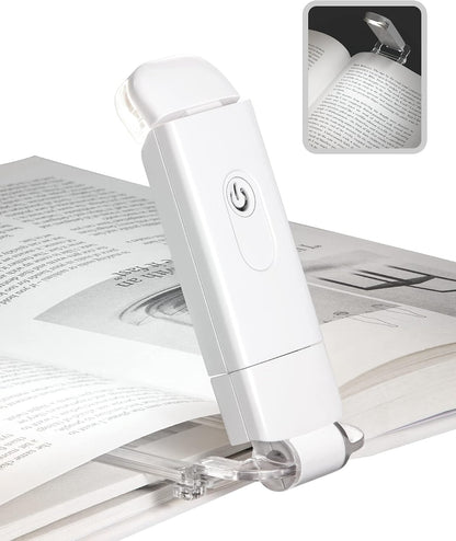 DEWENWILS USB Rechargeable Book Reading Light, Clip on Book Light (Blue)