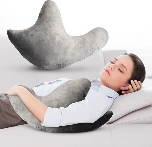 Cheer Collection Rotator Cuff Pillow – Shoulder Surgery Recovery Pillow for Side Sleepers, Arm Support Cushion for Rotator Cuff Injury & Post Surgery Comfort, Gray