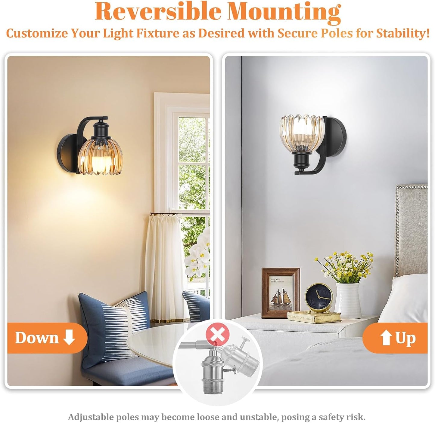 Rechargeable Battery Operated Wall Sconce Set of Two with Green Glass Lampshade, Wireless Battery Powered Wall Lamp with Remote Control, 15 Colors Gold Wall Light for Bedside Hallway Bedroom Doorway
