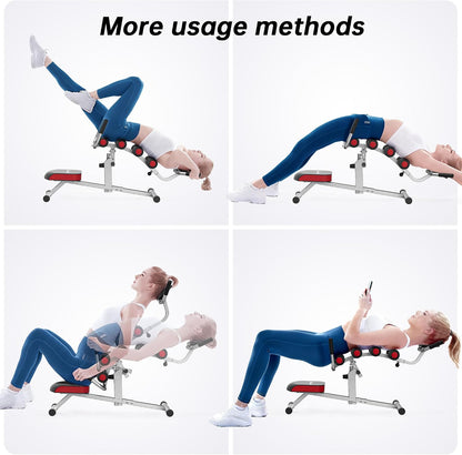 Inversion Table for Back Pain Relief - 350lbs Capacity, Improve Posture and Spinal Health - Ideal for Home and Gym Use