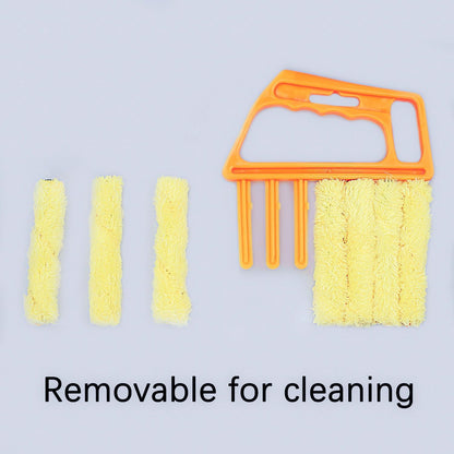 Blind Cleaner Tool, Mini Blind Duster Clean Brush, Dust Venetian Brush, Yellow S13