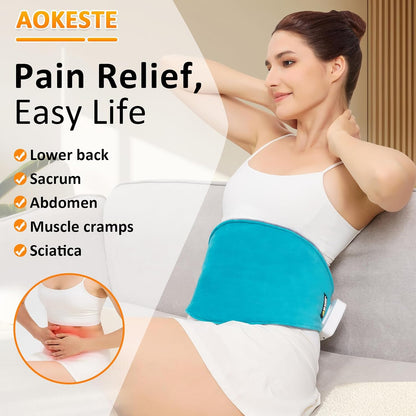 Feet Warmers, 5000mAh Rechargeable Foot &Ankle Heating Pad for Circulation