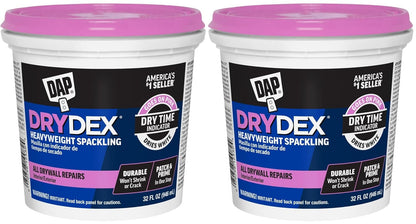 DAP DryDex Dry Time Indicator Spackling, Pink/White, 32 Oz (7079812330)