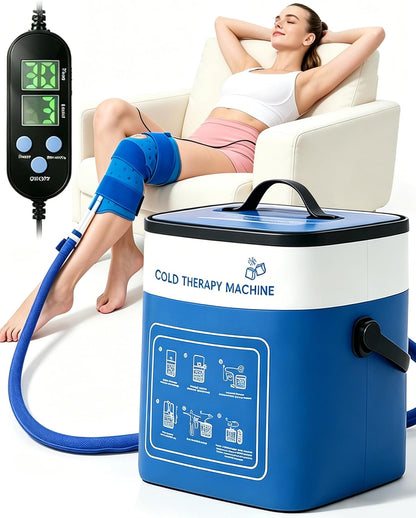Ankle Foot Ice Pack Wrap for Cold Therapy Machine, Replacement Pad Only for Cryotherapy Unit, Cold Water Therapy for Plantar Fasciitis Relief, Post-Surgery & Injury Recovery - Universal Connector