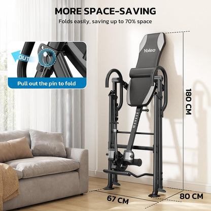 YOLEO Gravity Inversion Table for Back Pain Relief 2026 New Inversion Table