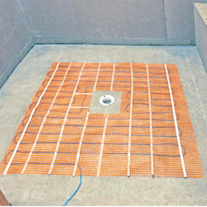 SunTouch TapeMat Electric Radiant Floor Heating Mat, Orange, 120V, 10 Sq Ft