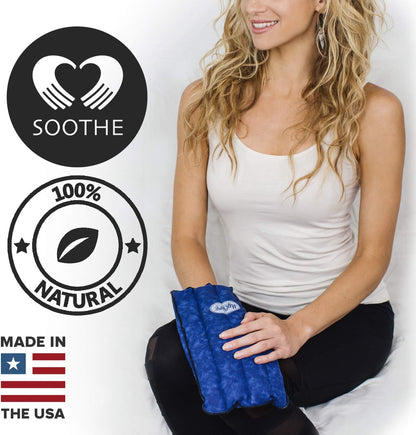 MyCare® Microwavable Heating Pad & Cold Therapy Glove - Moist Heat and Cooling Relief for Arthritis, Stiffness, Soreness, Trigger Finger - Natural Therapy Mitt for Small to Medium Hands