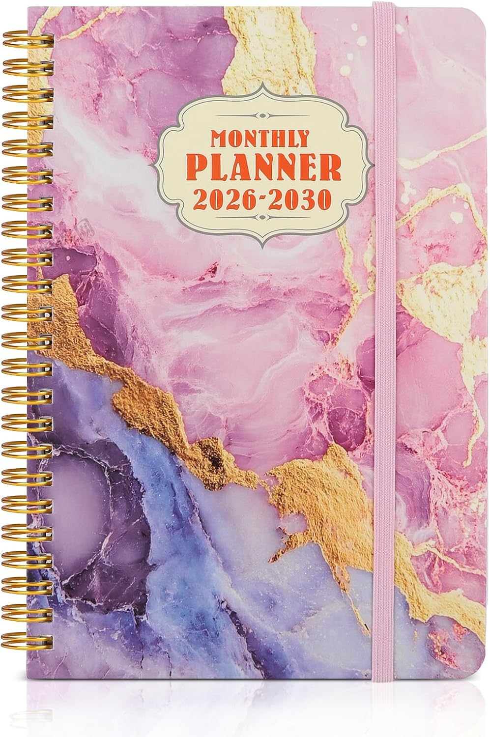 Undated Weekly Planner, A5 Personal Goals Journal Non Dated Weekly Planner to Do List Notebook with Goal Habit Tracker Organizer, Cute Undated Week Planners with Spiral Binding for Kids School Work