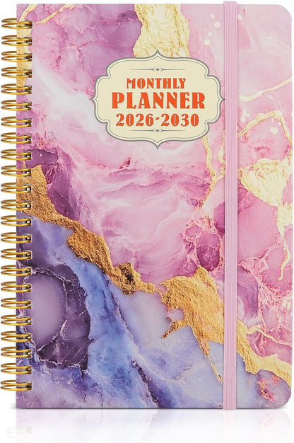 Undated Weekly Planner, A5 Personal Goals Journal Non Dated Weekly Planner to Do List Notebook with Goal Habit Tracker Organizer, Cute Undated Week Planners with Spiral Binding for Kids School Work