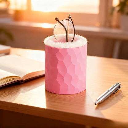 Glasses Case Eyeglass Holder Night Stand Plush Lined Holder,Cute Eyeglass Case Eye Glass Stand Case,Storage Organizer