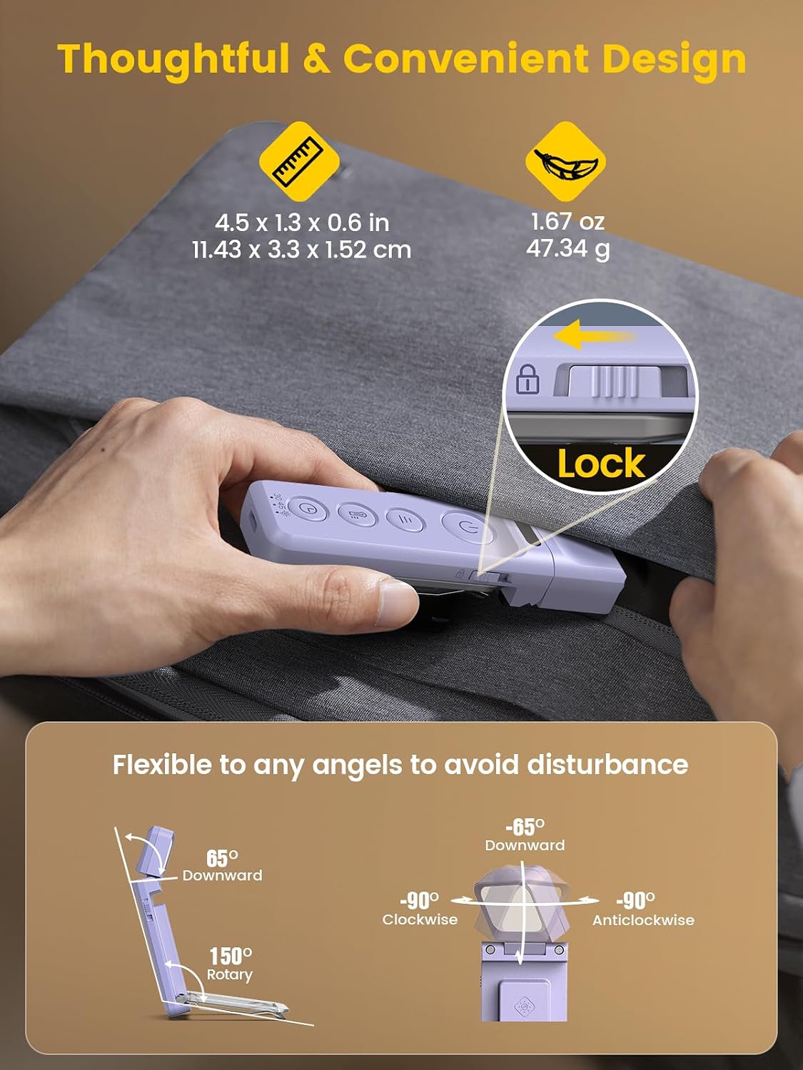 Glocusent 14 LED Book Light for Reading in Bed, USB-C Rechargeable | Eye-Caring Clip On Book Light, 3 Colors & 5 Brightness, USB-C Charging, Bed Reading, Auto-Off Timer, Travel Lock, Book Lovers