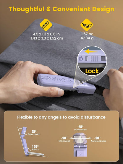 Glocusent 14 LED Book Light for Reading in Bed, USB-C Rechargeable | Eye-Caring Clip On Book Light, 3 Colors & 5 Brightness, USB-C Charging, Bed Reading, Auto-Off Timer, Travel Lock, Book Lovers