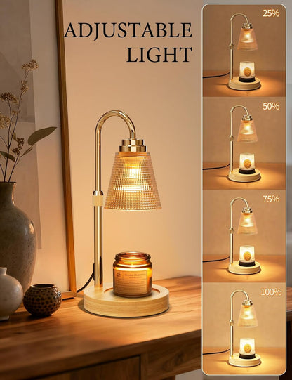 Candle Warmer Lamp with Timer Dimmer, Home Decor for Birthday Gifts Women