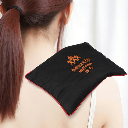 Healeved Microwavable Heating Pad Heat Pad Waist Warmer Coarse Salt Hot Compress Pack Heat Therapy Cushion Microwave Heating Pad for Neck and Shoulders and Back Waist