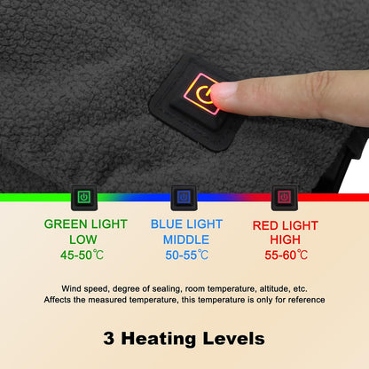 Heated Hand Warmer Pouch, Portable Electric Heated Hand Muff, Heated Gloves for Women, Men, Kids, Hunting,Fishing,Camping,Golf & Xmas Gifts（No-Battery）