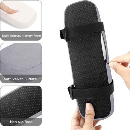 MOSISO Chair Armrest Pads, Home/Office Chair Arm Rest Covers, Black