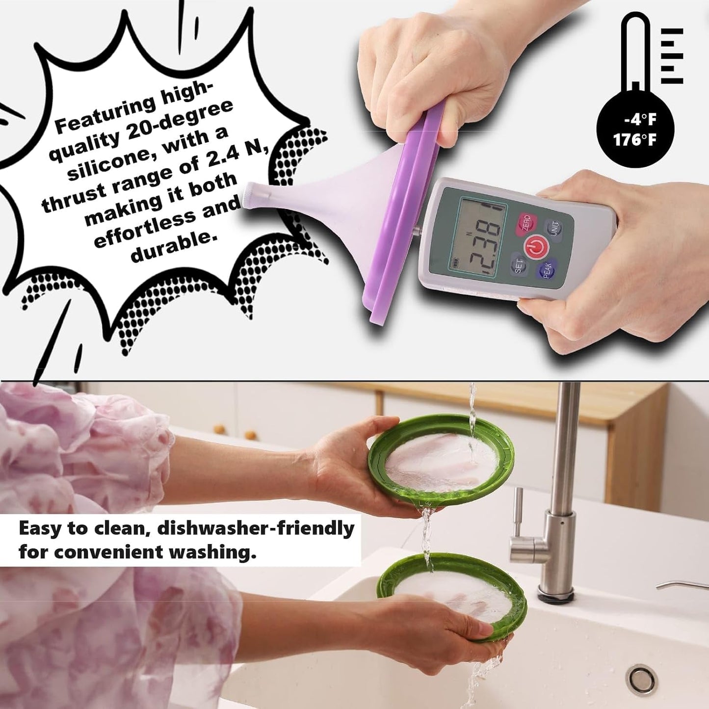 Double-Sided Avocado Saver & Onion Storage, 4Pcs Food Holder | Upgraded Double-Sided Silicone! 4Pcs Avocado Saver & Onion Storage. Keeps garlic, tomato & produce fresh in fridge containers