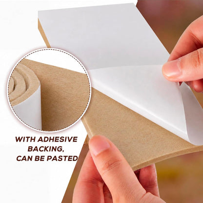 Jecery Adhesive Felt Roll, 1/4" X 6" X 1.25 Yard, Beige | Self-adhesive Padding for Foot Support, Pressure Relief, Furniture Protection, Splint Lining Cushion