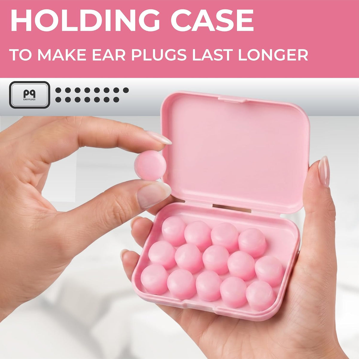 Peace&Quiet PQ Silicone Ear Plugs for Sleeping - 15 Wax Earplugs for Sleep and Swimming Ear Plugs, Soft Ear Covers for Sleeping and Water, Noise Cancelling
