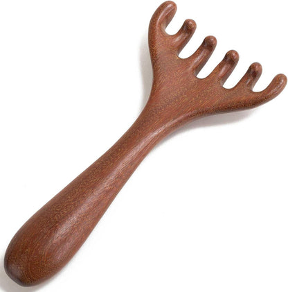 Head Massager Scalp, Wooden Scalp Massager, Foot Massage Tool