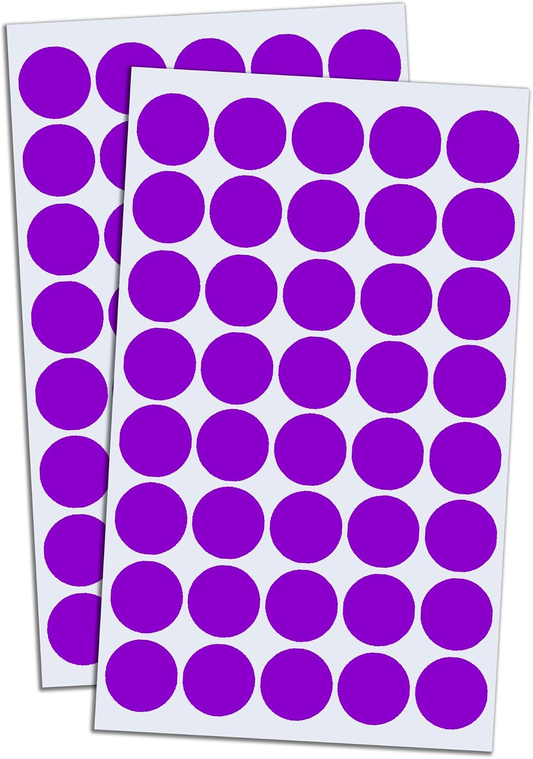 2000 Pack, 3/4" Round Colored Dot Stickers Labels - 10 Colors