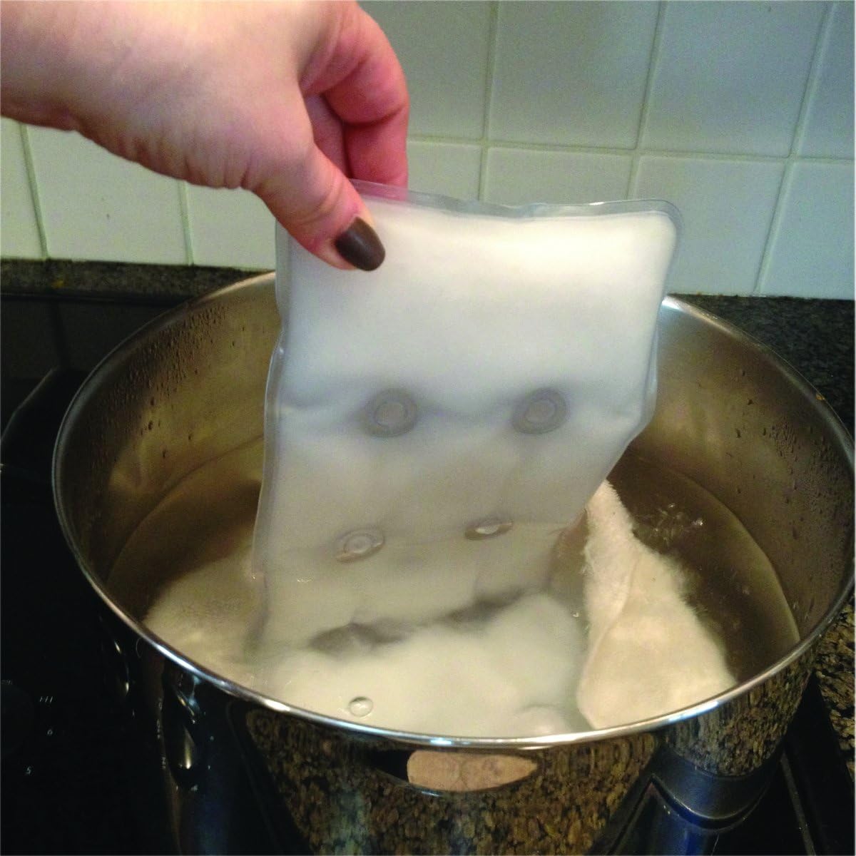 Relief Pak Hot Button Instant Reusable Hot Compress, Neck