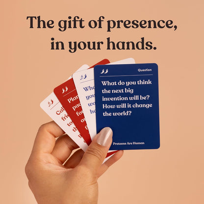 Friends are Human Conversation Cards for Friendship and Bonding, 140 Cards