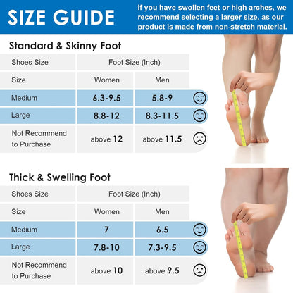 ComfiTECH Foot Ice Pack Wrap for Feet, Cooling Boot for Ankle, Cold Heel Pad for Plantar, Medium | Cold Heel Pad for Plantar, Reusable Cold Gel Relieves Plantar Fasciitis Soreness