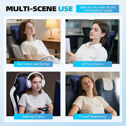 Recliner Head Pillow for Neck, Recliner Pillow for Headrest, Sofa, Chair
