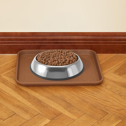 Boot Tray 2 Packs All Seasons Multi-Purpose, Waterproof Boot Trays for Entryway Indoor & Outdoor, Non-Slip Shoe Tray, 16.7"x12.8",Grey