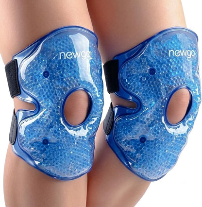 NEWGO Ice Pack for Knee Pain Relief, FSA Eligible, 2 Pack | Cold Therapy Relief, Soothes Knee Replacement Surgery Pain, Arthritis, Swelling, and Bruises