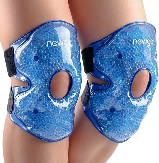 NEWGO Ice Pack for Knee Pain Relief, FSA Eligible, 2 Pack | Cold Therapy Relief, Soothes Knee Replacement Surgery Pain, Arthritis, Swelling, and Bruises