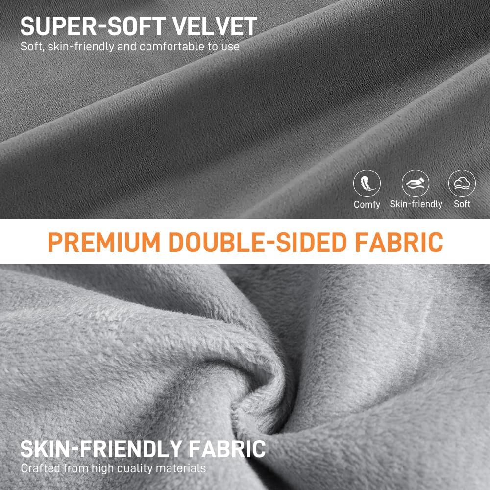 Microwave Heating Pad for Pain Relief, 8 x 18 Grey