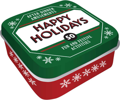 After Dinner Amusements: Charades: 50 Cards with 200 Playful Prompts (Charades Game for Adults and Family, Portable Camping and Holiday Games)