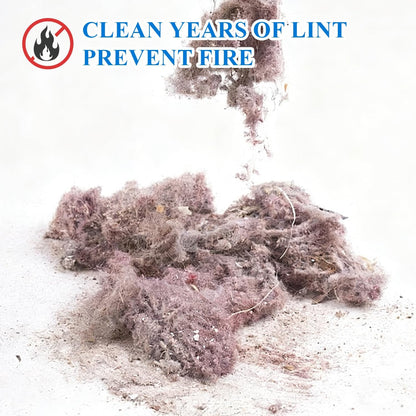 1 Pack Dryer Vent Cleaner Kit - Long Flexible Lint Brush for Dryer Vents, Refrigerator Coils, and Radiators - Household Cleaning Supplies (1, Long Brush)