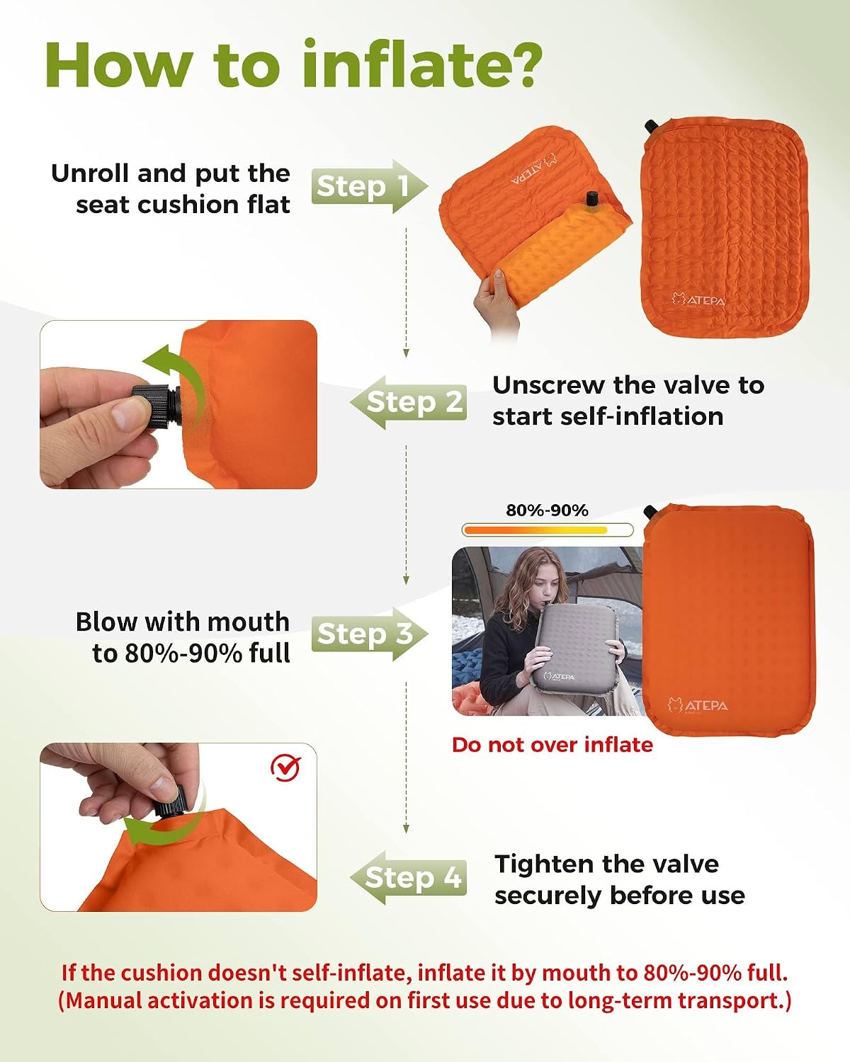 ATEPA Inflatable Seat Cushion