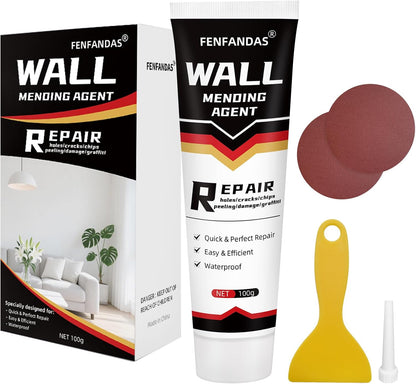 Drywall Repair Kit, Drywall Hole Patch Repair Kit Spackle Wall Repair Kit | Drywall Putty for Filling Holes and Creak Damage Drywall Patch Nail Hole Filler for Walls Quick and Easy Solution