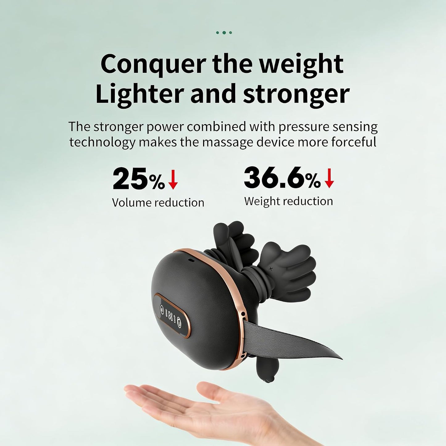 Neck Massager With Heat Pro 2.0 for Pain Relief Deep Tissue, 4D Kneading Massage Simulated Human Hand Design, Shiatsu Back Massager with Fingers Heated Neck and Shoulder Massager Gift for Mom Men