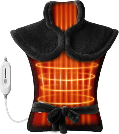 COMFIER Electric Heating Pad for Back, Neck and Shoulders, FSA Eligible HSA