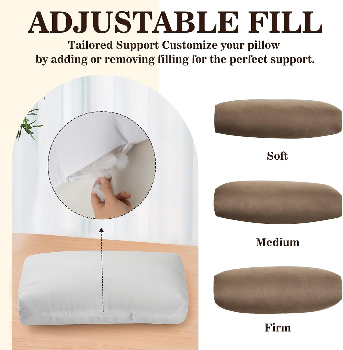 Recliner Headrest Pillow, Adjustable Comfort Neck & Head Support Pillow