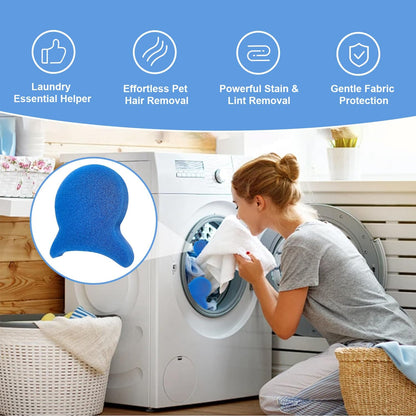 8 Pcs Pet Hair Remover for Laundry,Reusable Dog & Cat Hair Catcher Tool,Effectively Removes Fur,Lint and Dander from Clothing and Bedding,Safe for Washing Machines and Dryers