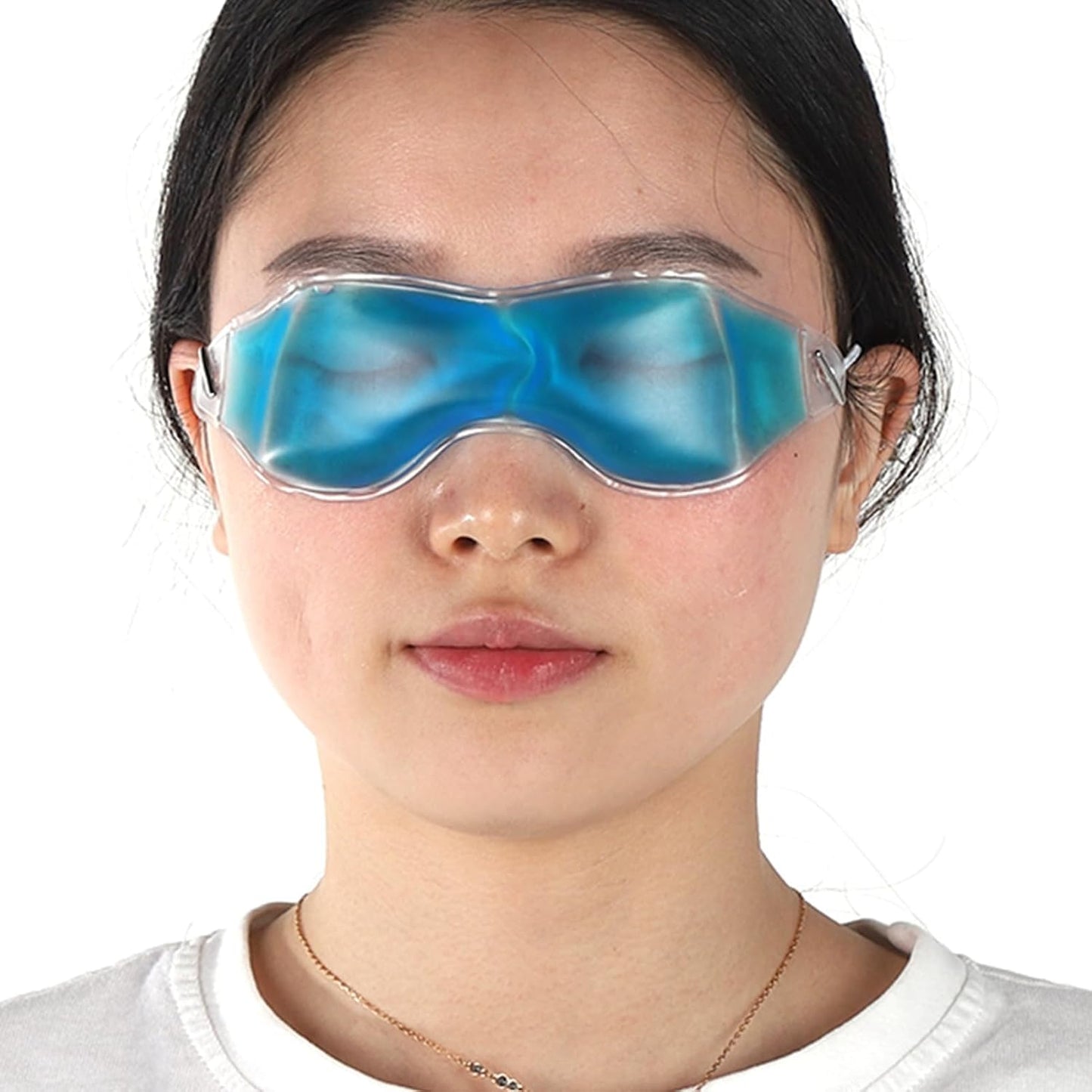 Ymiko Gel Beads Sleep Reusable Summer Ice Cooling Gel Sleeping Eye for Dark Circles and Eye Fatigue Relief