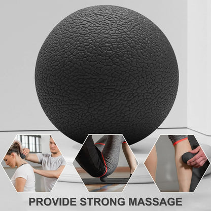 LEZER Trigger Massage Point, Manual Massage Ball, Muscle Knots Relief Tool, Myofascial Release, Physical Therapy, Deep Tissue Back Massage, Plantar Fasciitis, 2.9 in x 2.1 in (Green)