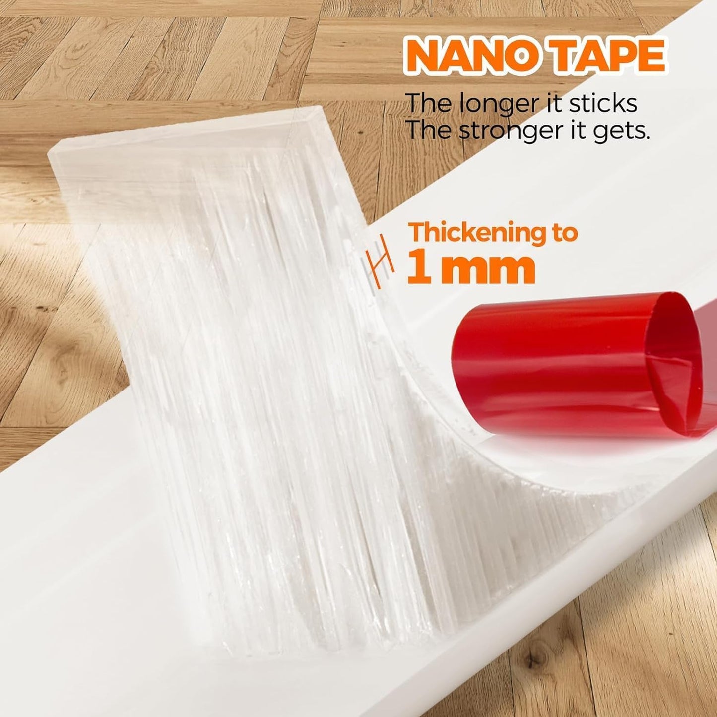 Holikme Door Draft Stopper 41inch Weather Stripping Door Seal Sweep | Under Door Draft Insulator Strong Adhesive Silicone Garage Window Strip Blocker Cold Air & Noise, Easy Install Save Energy