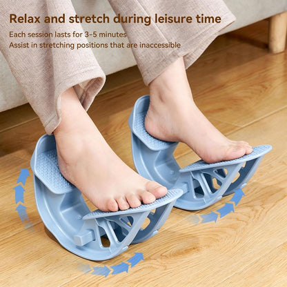 Foot Rocker Calf Stretcher, Multi-Angle Stretching Board with Massage Nubs, for Achilles Ankle Stretch Plantar Fasciitis Relief and Balance Training Exercise Equipment