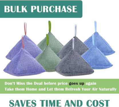 8 Pack Charcoal Bags Nature Fresh Activated Charcoal Odor Absorber Eliminator (8 x 200g)